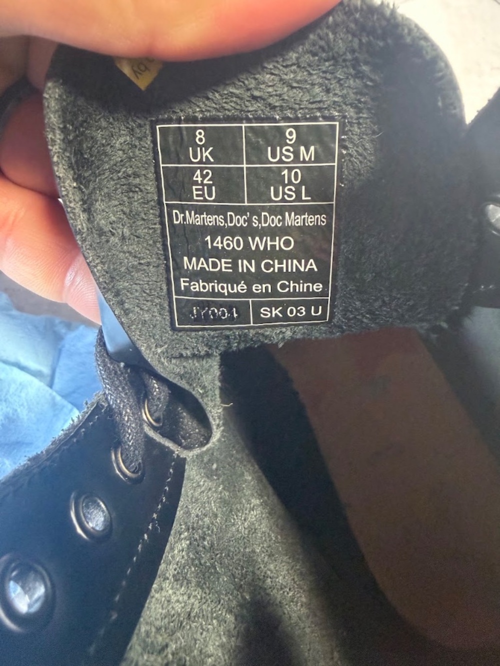 Dr Martens 1460 The Who Boots Mens 9 Womens 10 EU42 Limited Edition Leather - Picture 8 of 9